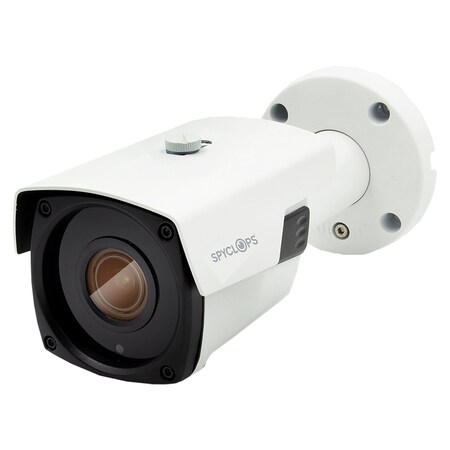 Spyclops 5.0-Megapixel Outdoor Manual Varifocal Bullet PoE IP Camera (White) SPY-BLTW3IP5